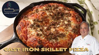 Jaspers Kitchen Cast Iron Skillet Pizza [upl. by New]