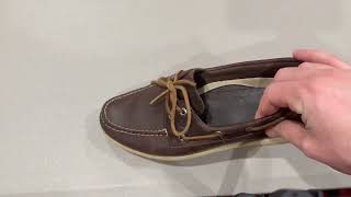 Sperry Mens Authentic Original 2 Eye Boat Shoe Review [upl. by Juster332]