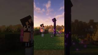 Minecraft MAS OLHO A OLHO COM O ENDERMAN👀minecraft minecraftshorts shorts funny memes [upl. by Eudoxia]