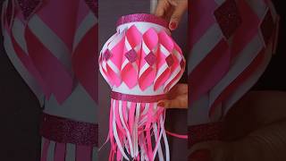 DIY Akash kandil with paper Diwali decoration idea akashkandil diwali diy lamp [upl. by Hanyaz846]