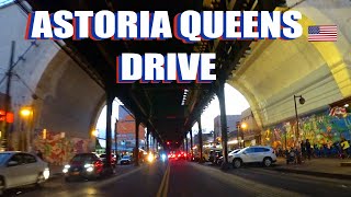 Astoria Queens New York Driving Tour Steinway Street to Ditmars Blvd [upl. by Howlyn]