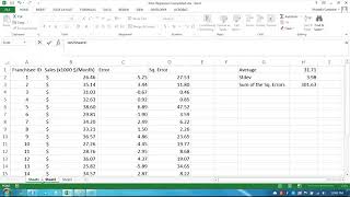 Regression Analysis using Excel Part 2 [upl. by Map]