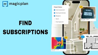 How To Find Subscriptions On Magicplan App [upl. by Llevol]