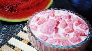 Pang  Negosyo WATERMELON SAMALAMIG 💓  Easy Watermelon Recipe  Healthy Desserts Ideas [upl. by Ahsatniuq323]