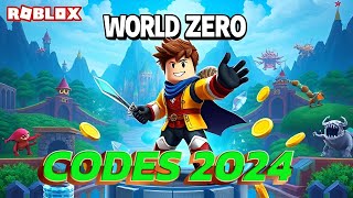 Roblox World Zero Codes for October 2024 Free Crystals amp Event Coins Revealed [upl. by Leilah]