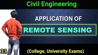 Applications and Advantages of Remote Sensing in civil Engineering  basic civil rgpv first year [upl. by Forrer564]