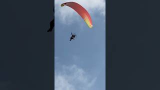 🇵🇹travelPowred Paragliding 🪂at Quarteiras beachPortugal [upl. by Dolley]