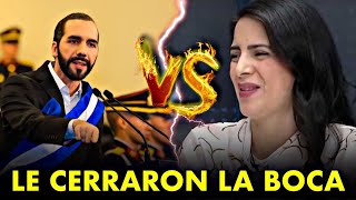 BOMBAZO🤯 Bukele DESTROZA a Claudia Ortiz y le calla la BOCA [upl. by Corell984]