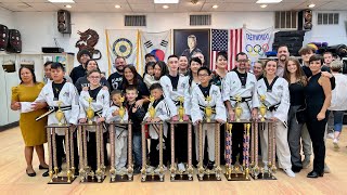 Aiden’s 1st Degree Karate Black Belt Promotion Test at Dragon Kim New Dorp Staten Island [upl. by Robbi]