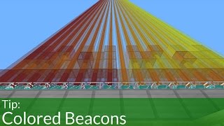 How To Make Colored Beacons in Minecraft [upl. by Gustaf]