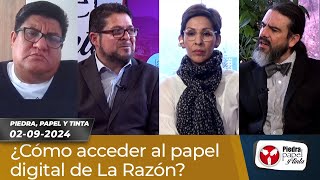 La directora de La Razón Claudia Benavente explica cómo acceder a la edición digital del periódico [upl. by Redlac]