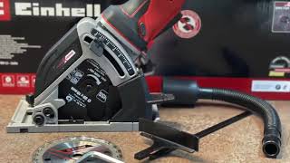 Einhell TE CS 18 89 Li Solo Power X Change Cordless Mini Circular Saw gute Akku Handkreissäge mit [upl. by Naerol3]