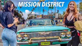 🔥NEVER SEEN SO MUCH BEAUTY LOWRIDER CAR SHOW MISSION DISTRICT SAN FRANCISCO 🇺🇸 [upl. by Ballard144]