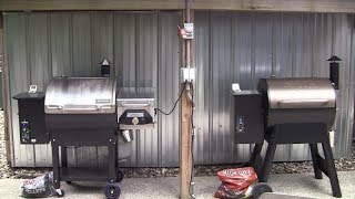 Camp Chef vs Traeger spare ribs July 2017 HD [upl. by Euqinom]