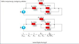 prą elektryczny Połączenie równoległe połączenie szeregowe 🟢 fizykakursy [upl. by Leivad]