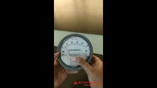 Dwyer Differential Pressure Magnehelic Gauge for IsolationHospital Environments amp Filter Monitoring [upl. by Llorre677]