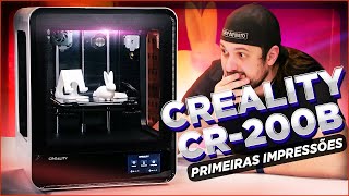 UNBOXING DE UMA IMPRESSORA 3D CREALITY CR200B [upl. by Margarida]