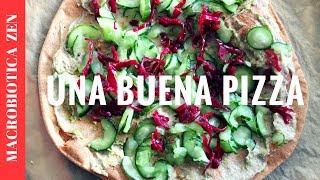 PIZZA VEGANA SIN GLUTEN  Receta Saludable Fácil y Rápida [upl. by Kola]