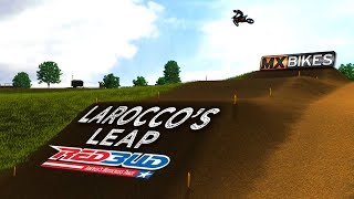 REDBUD  Hitting LaRoccos Leap  MX Bikes Gameplay [upl. by Ecinahc]