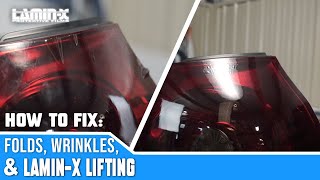 Tips and Tricks  How to Fix Wrinkles Folds or Laminx Lifting [upl. by Mitchel]