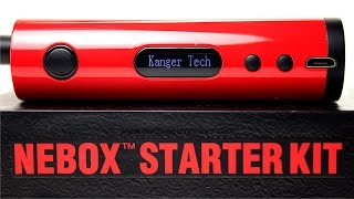 Kangertech NEBOX 60w Mod Starter Kit Review [upl. by Iorgo741]