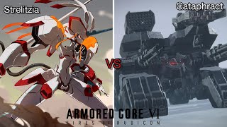 Strelitzia vs Cataphract Armored Core VI [upl. by Enehpets]