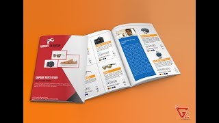 How to Create Catalogue Design in Adobe Photoshop [upl. by Tongue884]