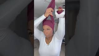 Easiest Way to Wrap Your Hair [upl. by Tadeo]