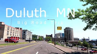 Duluth Minnesota 🇺🇸 Road Trip 4K [upl. by Sral]