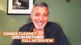 George Clooney Life in Pictures  Full Interview [upl. by Ymaral798]