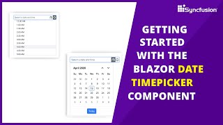 Getting Started With the Blazor DateTimePicker Component [upl. by Nelo]