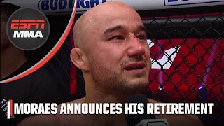 Marlon Moraes announces retirement from fighting after PFL loss  ESPN MMA [upl. by Eecram]