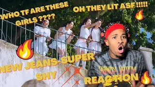 WHO TF ARE THESE GIRLS 🤯FIRST TIME LISTENING TO NEW JEANSSUPER SHY REACTION🔥 [upl. by Aihcila971]