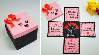 🎀Hermosa cajatarjeta hecha a mano🎀😍Mothers Day Card Día de la madre😘Valentines Day box card idea [upl. by Noonan]