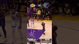 Grizzlies vs Lakers 🏆 WILD ENDING 👀 shorts nba highlights [upl. by Nnayd]