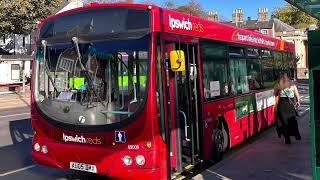 Loud ZF First Eastern Counties Wright Eclipse Urban Volvo B7RLE 69009 AU05 DMX Route 66 [upl. by Diandre982]