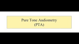 PURE TONE AUDIOMETRY [upl. by Omrellig]