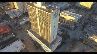 Abandoned Old HolidayDays Inn Downtown Houston Renovations  Dec 2017 [upl. by Atiek370]