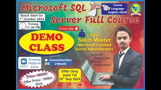 MASTER SQL Server in 2024 with This Proven Full Course DrSakibMaster sql sqlserver [upl. by Legna]