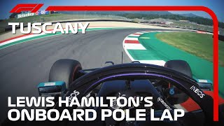 Lewis Hamiltons Pole Lap  2020 Tuscan Grand Prix  Pirelli [upl. by Janik742]