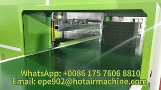 Polyethylene Foam Sheet Laminating Hot Plate Welding Machine For XPE [upl. by Rezal]