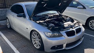 First drive in the Manual Swapped Big Turbo 335i [upl. by Zinn]