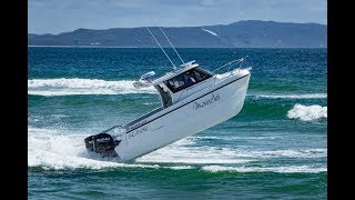 Noosa Cat 2400 with DF175AP Suzuki outboards [upl. by Milly]