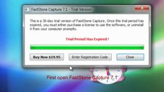 FastStone Capture 71 Serial 100  Working 20132014 [upl. by Ennovihc]