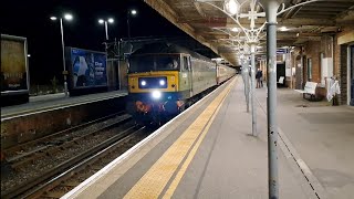 47810 departs Fareham Train Station working 1Z28 220624 [upl. by Whiteley]