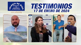 Testimonios 17 de enero de 2024  Iglesia de Dios Ministerial de Jesucristo Internacional [upl. by Fionna616]