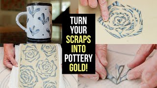 Laminating Pottery  Turn your SCRAPS into pottery GOLD [upl. by Deonne]