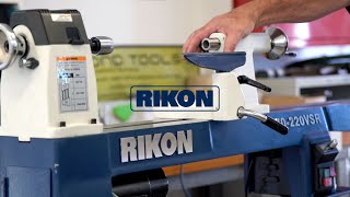 RIKON TV  Check out the 70220VSR Midi Lathe [upl. by Frulla93]