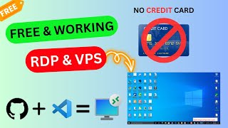 How To Get FREE Windows 10 RDP  How to Create Free RDP Cloud amp GitHub rdp browser [upl. by Bone]