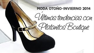 Tendencias en zapatos para el OtoñoInvierno 2014 Platanitos  Unicaspe [upl. by Inafit974]